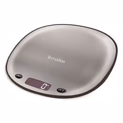 Terraillon Macaron+ Acier inoxydable Comptoir Ovale Balance de ménage électronique