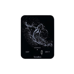 Terraillon Aqua Resist Noir Comptoir Rectangle Balance de ménage électronique