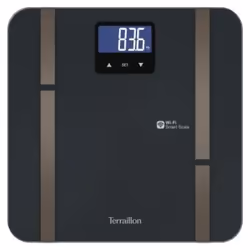 Terraillon Master Fit Ultra, Pèse-personne électronique, 180 kg, 100 g, Gris, kg, Rectangle