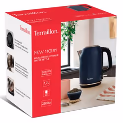 Terraillon NEW MOON bouilloire 1,7 L 2200 W Bleu foncé
