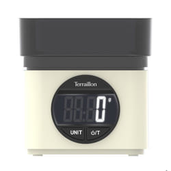 Balance de cuisine - TERRAILLON - BA22 MYTHIQUE CREME - Capacité 5 kg - Précision 1 g - Bol 07 L
