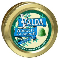 Valda Gommes Goût Menthe Eucalyptus 50 g
