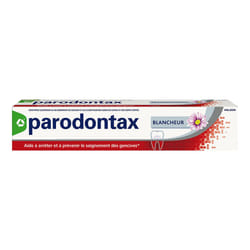 Dentifrice - Parodontax - Blancheur - 75ml - Fluor - Réduit plaque bactérienne