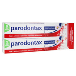 Parodontax Dentifrice Protection Fluor Lot de 2 x 75 ml