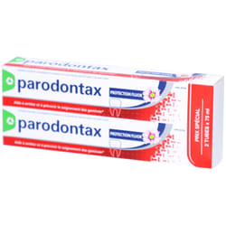 Parodontax Dentifrice Protection Fluor Lot de 2 x 75ml