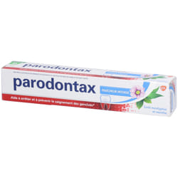 Dentifrice - Parodontax - Fraîcheur Intense - 75ml - Fluor - Anti-saignement des gencives