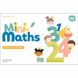 ISBN Mini-Maths Petite section - Boîte de matériel de manipulation - Ed. 2022, Éducatif, Français, 32 pages
