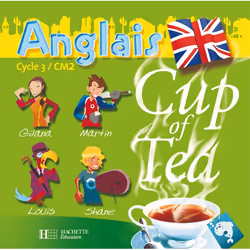 ISBN Cup of Tea Anglais CM2 - Double CD audio classe - Ed.2008, Éducatif, Français, 8 pages
