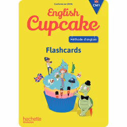 ISBN Anglais CM1 - Collection English Cupcake - Flashcards - Ed. 2016, Éducatif, Français, 128 pages