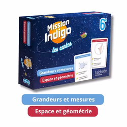 ISBN Mission Indigo Les cartes - Grandeurs et mesures / Espace et géométrie - 6e - Ed. 2024, Éducatif, Français, 110 pages