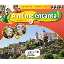 A mi me encanta espagnol cycle 4 / 4e LV2 - Coffret CD/DVD - éd. 2017