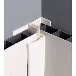 profil multifonction clippable - 8-10mm- blanc  - GROSFILLEX