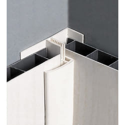 profil multifonction clippable - 8-10mm- blanc  - GROSFILLEX