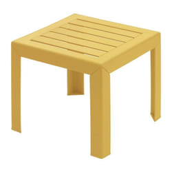 Table basse - GROSFILLEX - MIAMI - 40x40x39cm - Jaune indien