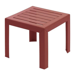 Table basse - GROSFILLEX - MIAMI - 40x40x41cm - Rouge Bossa Nova