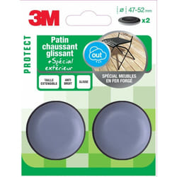 3M Lot de 2 patins en plastique 3M