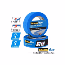Description générale Le lot de 2 rubans de masquage premium Multi-Surfaces ScotchBlue™ est conçu pour une adhésion et des rés ...