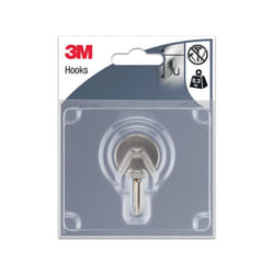 3M - Crochet à suspendre réutilisable Permanent gris