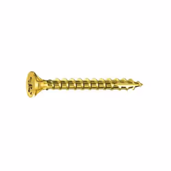 Vis rocket minivybac pozidriv tête fraisée 4.0x45mm, 30 pièces VYNEX référence 758558. acier bichromaté. Sa forme d'entaille  ...