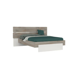 Lit prado blanc-bois lit 160x200cm