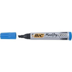 BIC Marking 2300 marqueur indélébile Pointe biseautée Bleu 12 pièce(s)