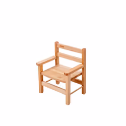 Petit Fauteuil Enfant En Bois Avec Accoudoirs Juliette - Combelle - Jusquà 5 ans - Fabriqué En France