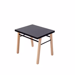Combelle - Bureau enfant bicolore noir - 50x43x40 cm