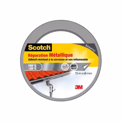 Nom du produit : Adhésif Marque du produit : SCOTCH Usage du produit : Réparation Largeur (en mm) : 48 Longueur (en m) : 15 M ...
