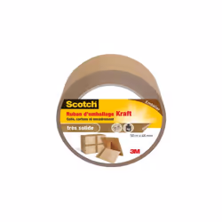 Marque du produit : SCOTCH Usage du produit : Emballage Couleur : Marron Longueur (en m) : 50 Largeur (en mm) : 48 Matière pr ...