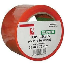 Topcar - Rouleau Adhésif Orange Barnier - 33mx75mm - 115483 - Ce Produit De Marque Barn Est Neuf.