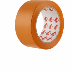 Ruban Pvc Orange plastifié - 297 L75mm - long 33m