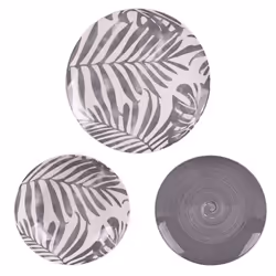 Service 18 pièces Tropical gris - Trendup