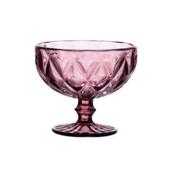 Boite de 6 coupes de glace 35 cl diamond rose - Trend