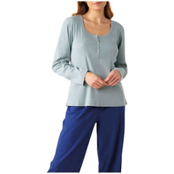 Pyjama long femme Confort Maille Athena