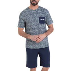 Pyjama court col rond homme Summer Athena