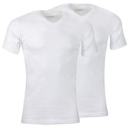 Lot de 2 Tee-shirts homme col V Ecopack Athena