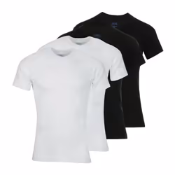 Lot de 4 tee-shirts col V homme Coton Bio Athéna