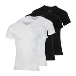 Lot de 4 tee-shirts col V homme Coton Bio Athéna