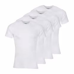 Lot de 4 Tee-shirts col V homme Coton Bio Athena