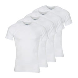 Lot de 4 Tee-shirts col V homme Coton Bio Athena