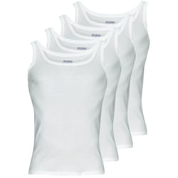Lot de 4 débardeurs homme Coton Bio Athena