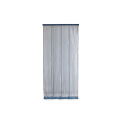 Rideau portière moustiques mosquito gris 100x220 - Morel