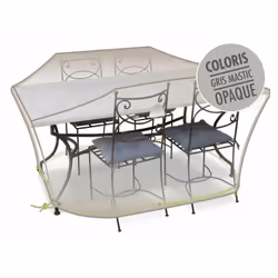 Housse de protection Luxe pour salon de jardin Cette housse de salon de jardin haut de gamme offre une portection optimale, g ...