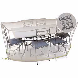 Housse de protection Luxe pour salon de jardin Cette housse de salon de jardin haut de gamme offre une portection optimale, g ...