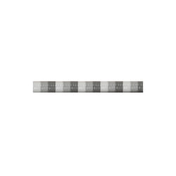 Rideau portière lanières polyéthylène gris blanc 90x220 - Morel