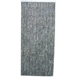Rideau de porte - MOREL - Flash chenilles - 90x220 cm - Gris - Intérieur