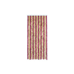 Rideau portière chenille florence griotte 90x220cm - Morel