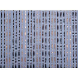 Rideau de porte Olivia - 90x220 cm - ambre et miel translucide