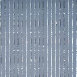 Rideau de porte Olivia - MOREL - 90x220 cm - Cristal - Rayures - Intérieur