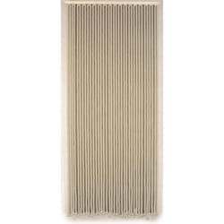 Rideau de porte en corde de coton tressée écru - 90x200